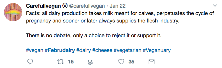 Februdairy tweet