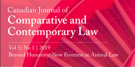 Canadian Law Journal Dedicates Entire Issue to Animal Law for the First Time Ever