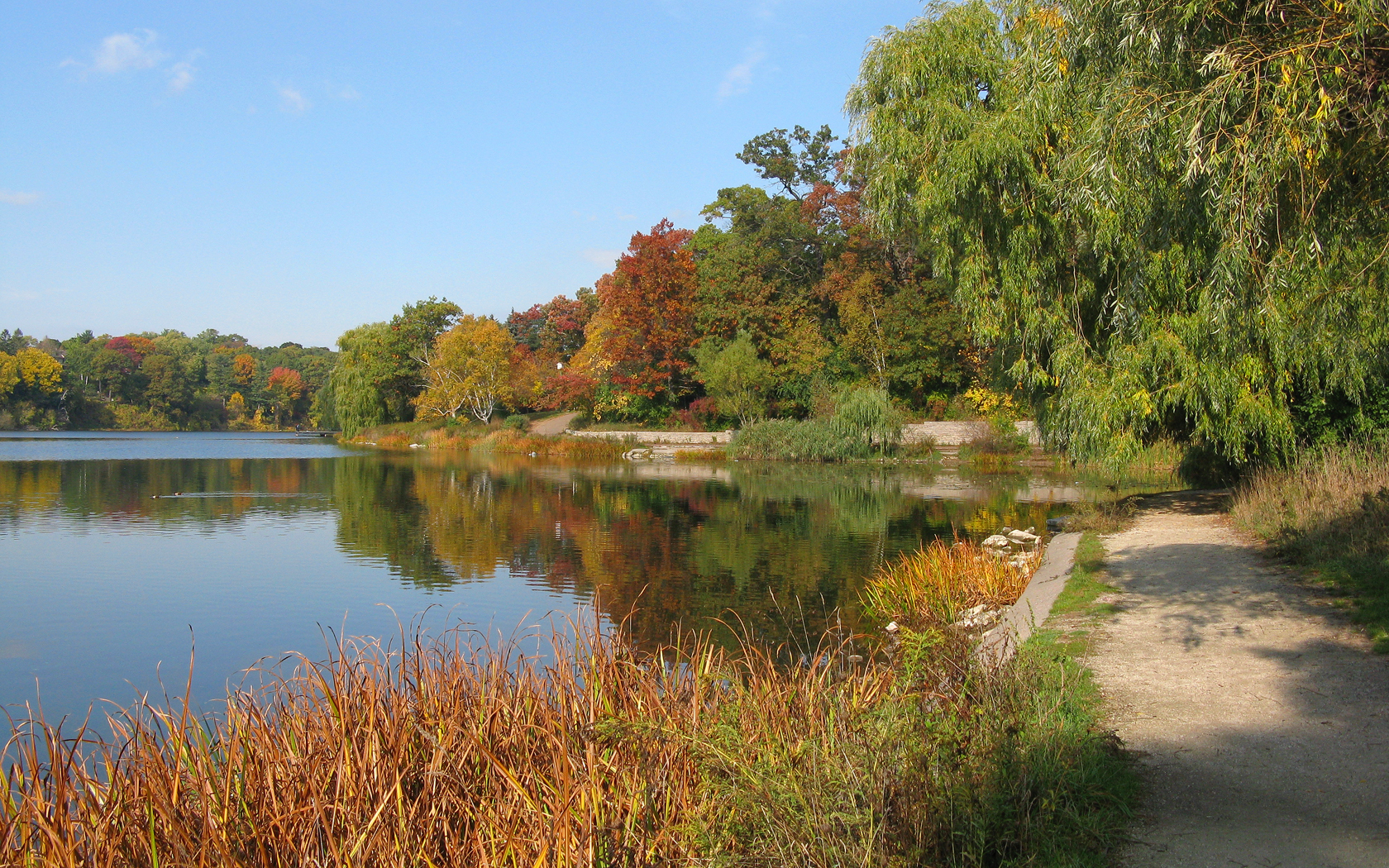 Image shows Grenadier Pond