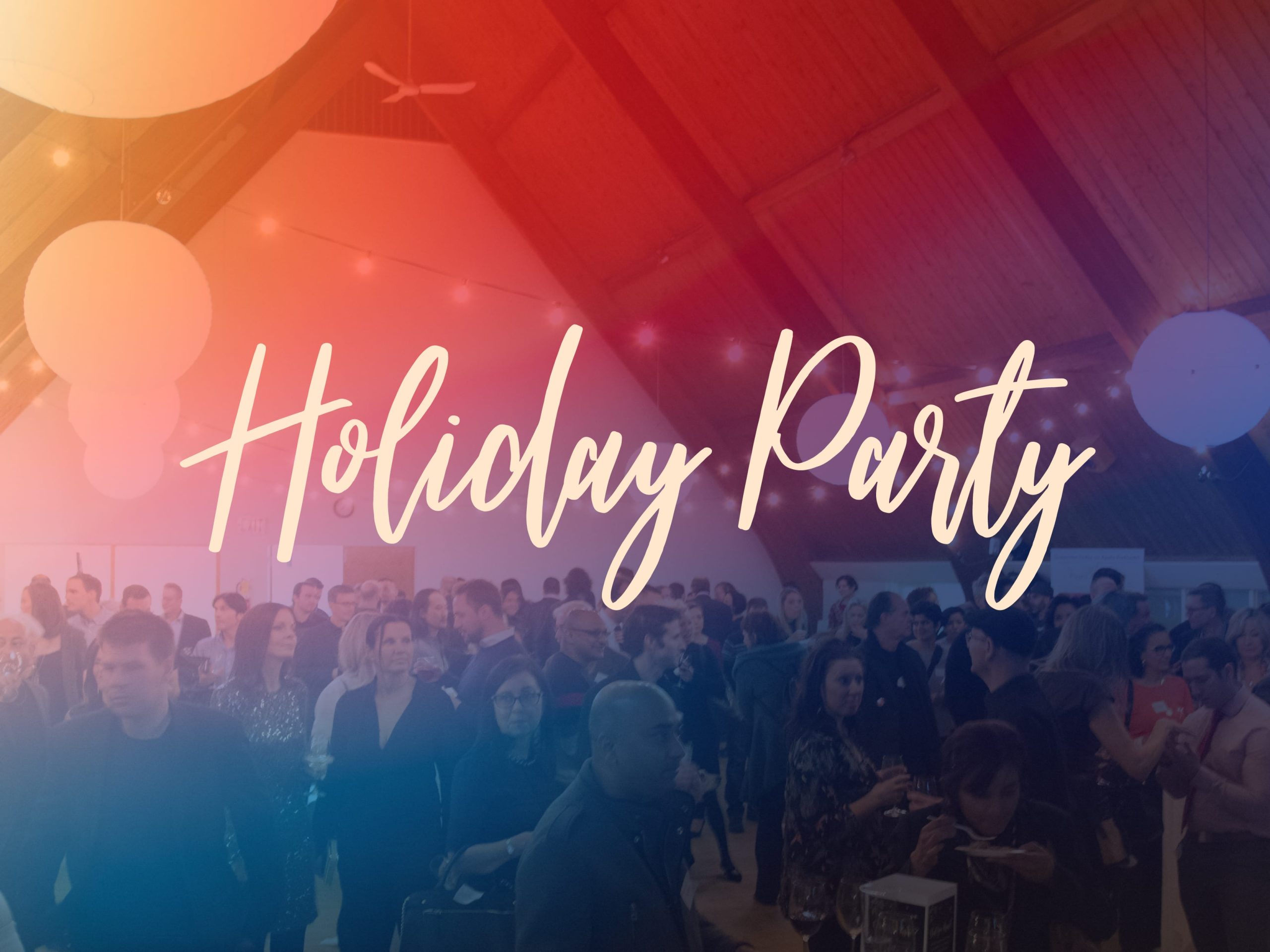 Animal Justice holiday party banner