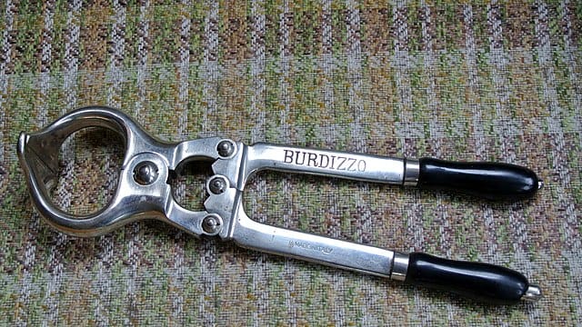 Image shows Burdizzo castration device