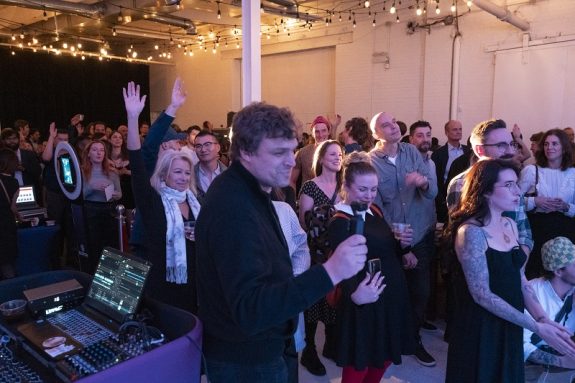 Celebrations at the Animal Justice Holiday Party
